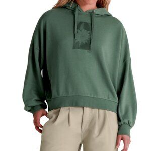 VANS green Pampas loose pullover hoodie l